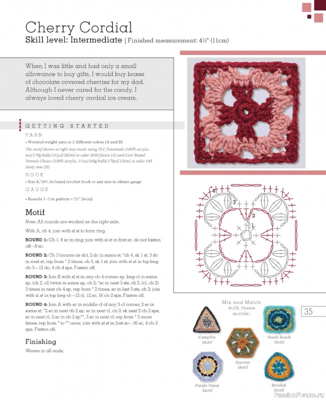 Вязаные проекты в книге «Go Crochet! Afghan Design Workshop».