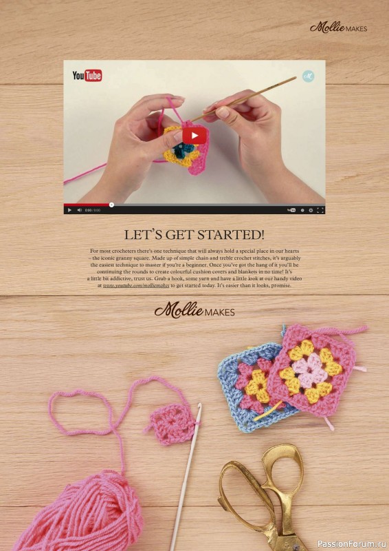 Вязаные проекты в журнале &laquo;Mollie Makes - Crochet 2026&raquo;
