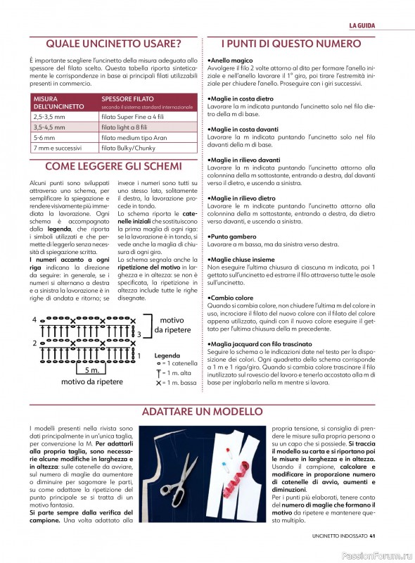 Вязаные проекты в журнале &laquo;Uncinetto Indossato №15 2026&raquo;