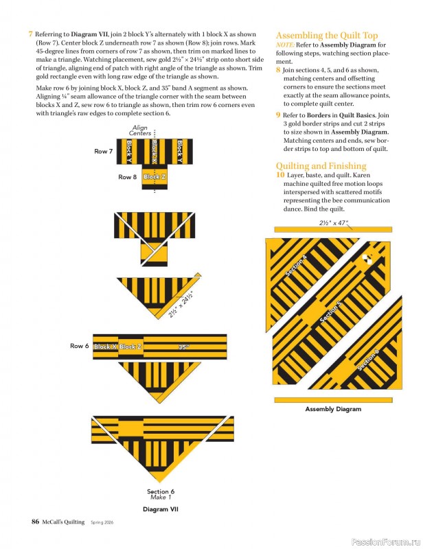 Коллекция проектов для рукодельниц в журнале «McCalls Quilting - Spring 2026»