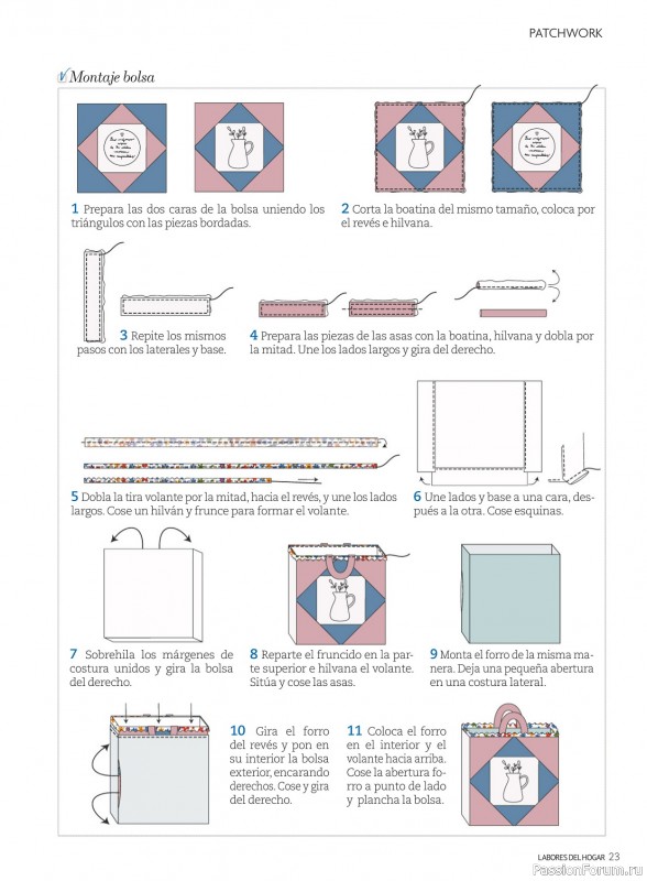 Коллекция проектов для рукодельниц в журнале «Labores del hogar №772 2024»