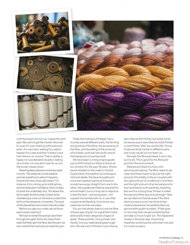 Вязаные проекты спицами в журнале «Homespun Knitting №3 2022»