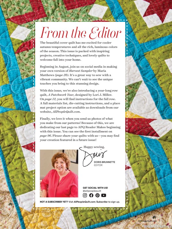 Коллекция проектов для рукодельниц в журнале «American Patchwork & Quilting №201 2026»