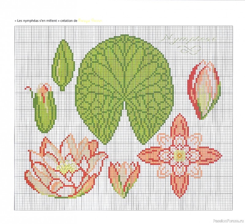 Коллекция вышивки в книге «Reves de fleurs - 2026»