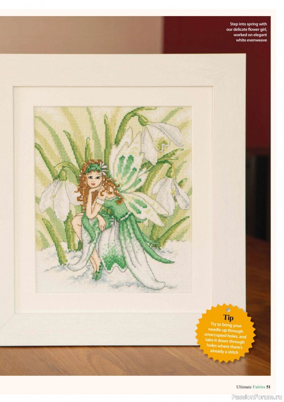 Коллекция вышивки в журнале «Ultimate CrossStitch Faries - November 2025»