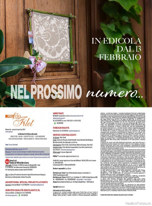 Вязаные проекты крючком в журнале «Profilo Filet №10 2026»