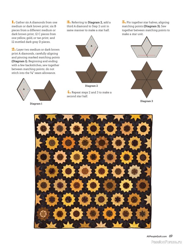 Коллекция проектов для рукодельниц в журнале «American Patchwork & Quilting №201 2026»