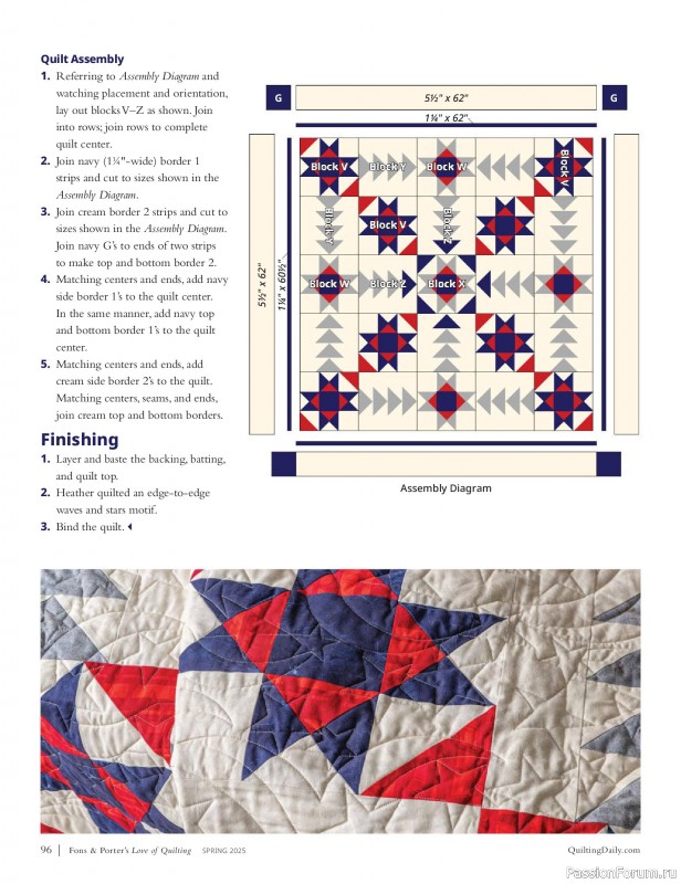 Коллекция проектов для рукодельниц в журнале «Fons & Porter’s Love of Quilting – Spring 2025»