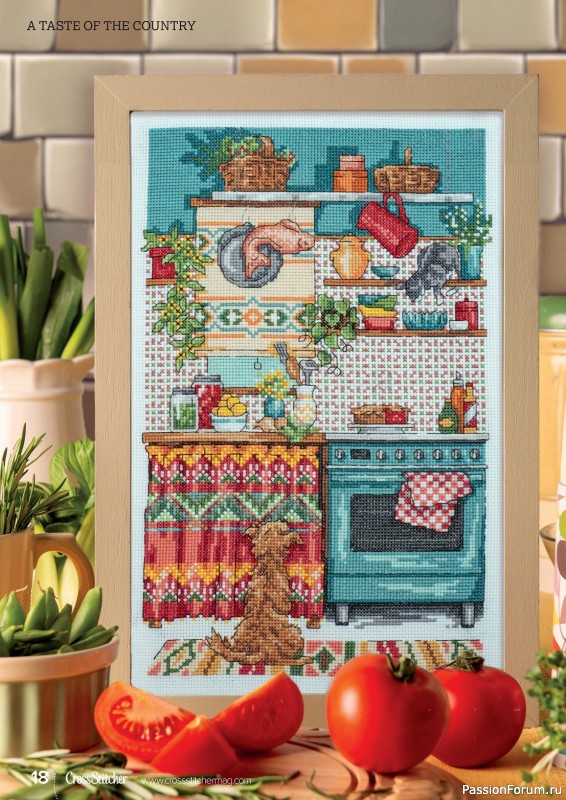 Коллекция вышивки в журнале «CrossStitcher №408 2024»