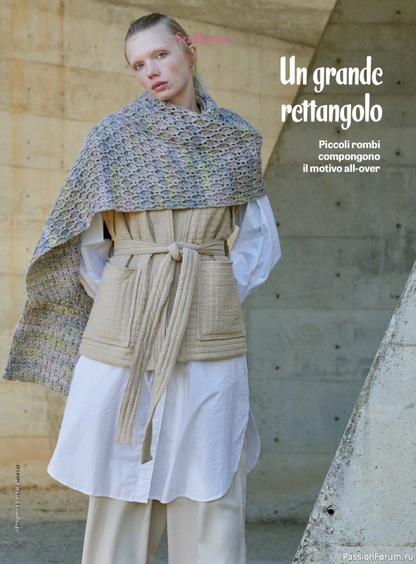 Вязаные модели в журнале «Piu Maglia Speciale Accessori №12 2025»