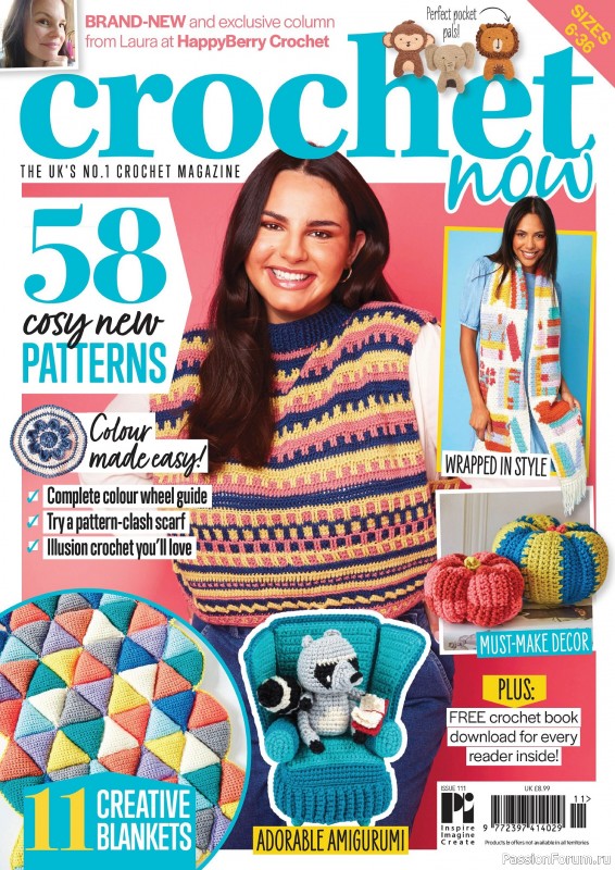 Вязаные проекты крючком в журнале «Crochet Now №111 2024»