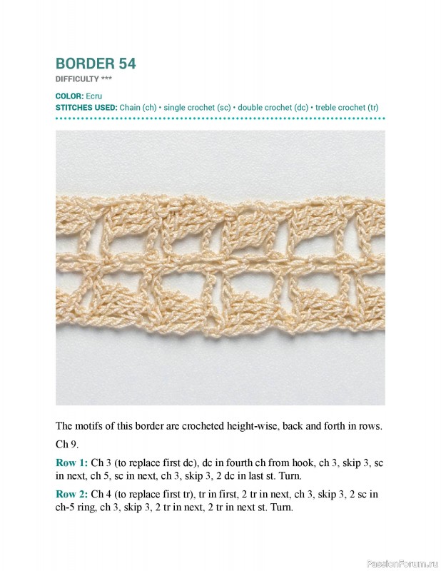Вязаные проекты в книге &laquo;150 Crochet Borders&raquo;. Часть 2