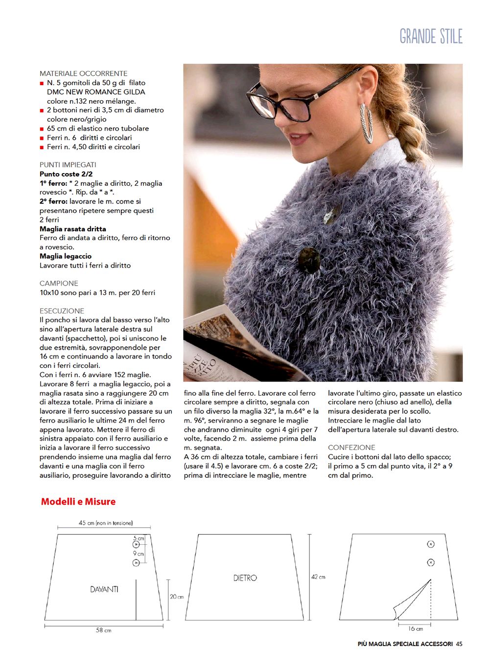 Шали в итальянском журнале "Piu Maglia Sheciale. Scialli №8 2021"
