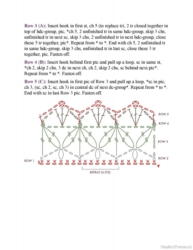 Вязаные проекты в книге &laquo;150 Crochet Borders&raquo;. Часть 1