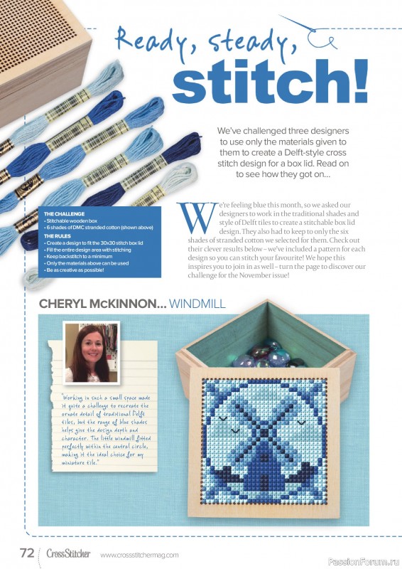 Коллекция вышивки в журнале &laquo;CrossStitcher №439 2026&raquo;