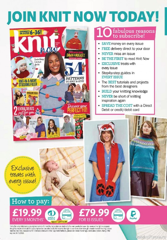 Вязаные проекты в журнале «Knit Now №161 2023»