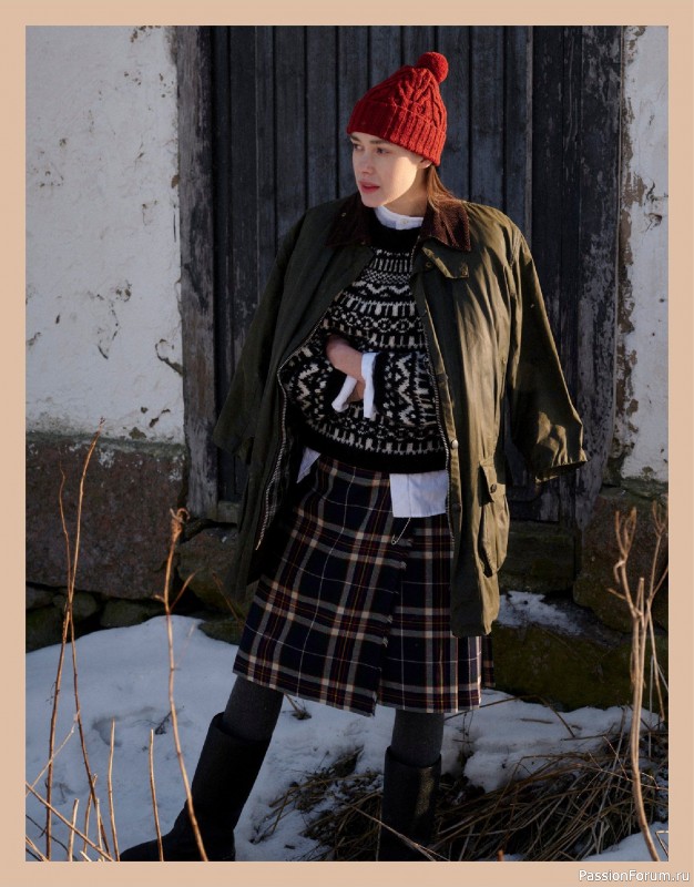 Вязаные модели в журнале «Laine Magazine №23 2025 Winter».