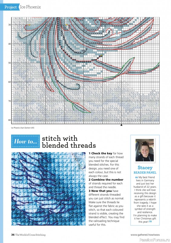 Коллекция вышивки в журнале «The World of Cross Stitching №367 2025»