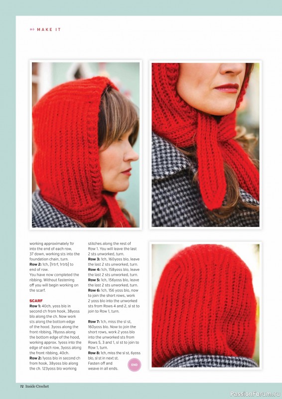 Вязаные проекты крючком в журнале «Inside Crochet №184 2025»