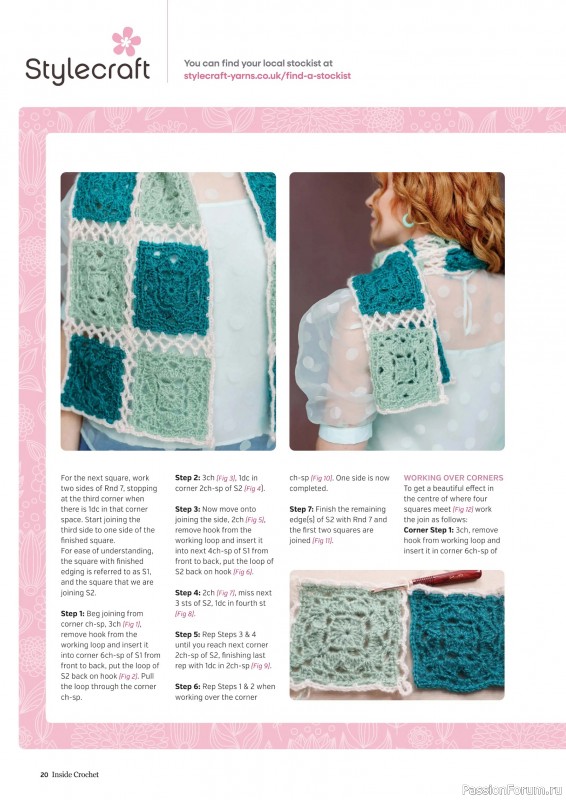 Вязаные проекты крючком в журнале &laquo;Inside Crochet №188 2026&raquo;