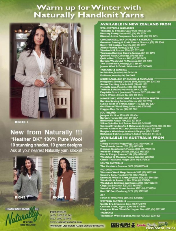 Вязаные модели спицами в журнале «Creative Knitting №91 2025»