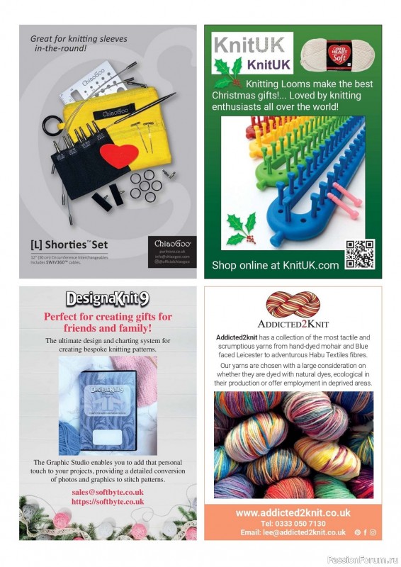 Вязаные проекты спицами в журнале «Let's Knit №190 2022»