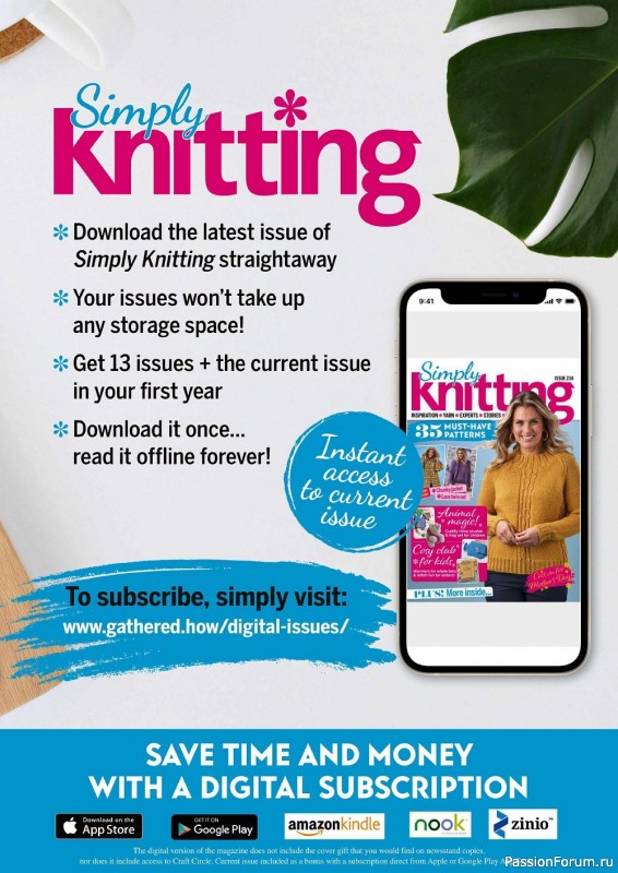 Вязаные проекты в журнале «Simply Knitting №234 2023»