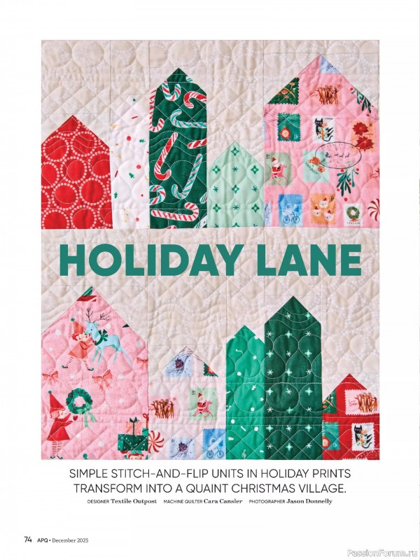Коллекция проектов для рукодельниц в журнале «American Patchwork & Quilting №197 2025»