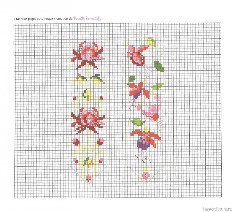 Коллекция вышивки в книге «Reves de fleurs - 2026»