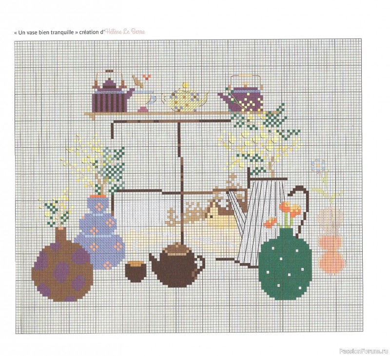 Коллекция вышивки в книге «Reves de fleurs - 2026»