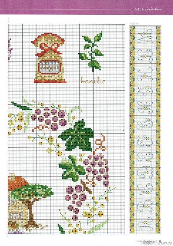 Коллекция вышивки в журнале «Creation Point de Croix №112 2025»