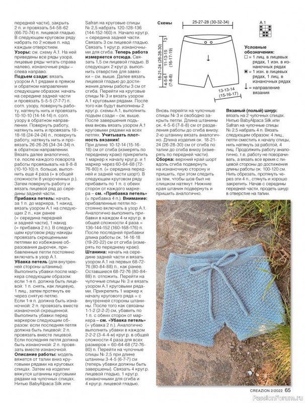 Вязаные модели в журнале «Creazion №2 2022»