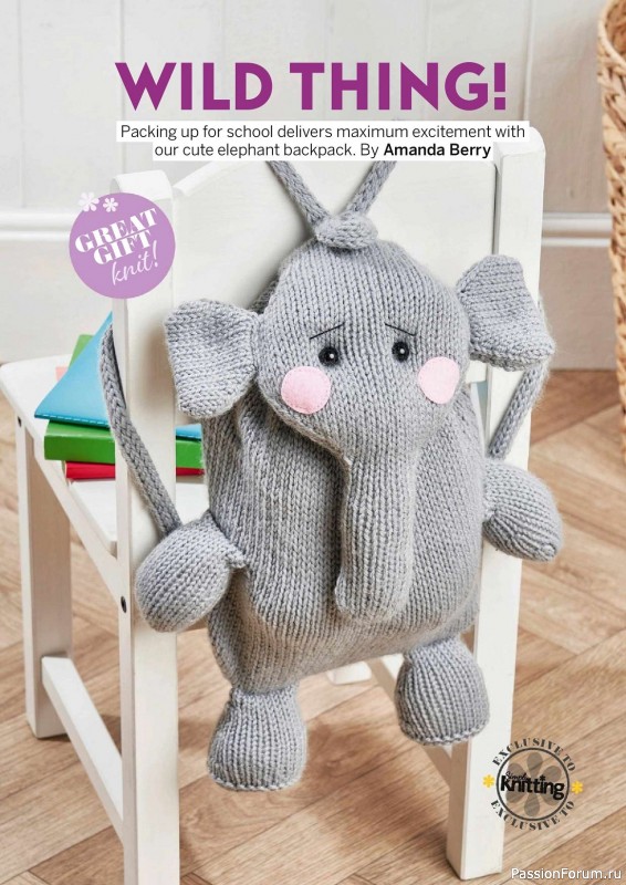 Вязаные проекты спицами в журнале «Simply Knitting №240 2023»