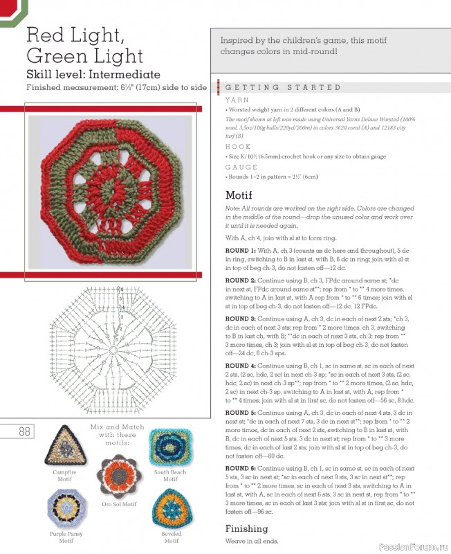 Вязаные проекты в книге «Go Crochet! Afghan Design Workshop».