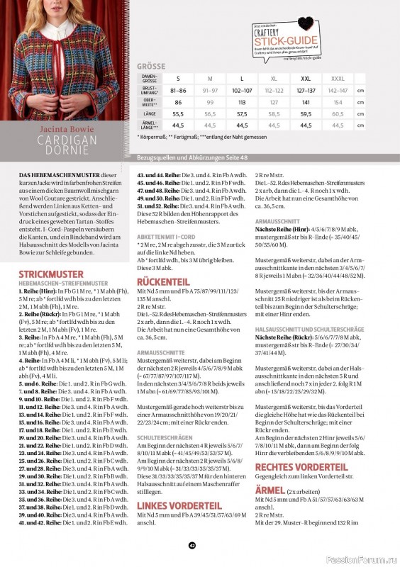 Вязаные модели крючком в журнале «The Knitter Germany №61 2022 »