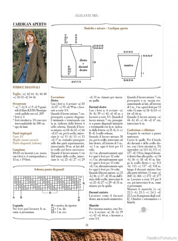 Вязаные модели в журнале «Piu Maglia №28 2022»