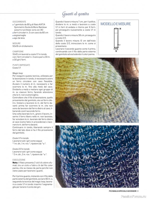 Вязаные модели в журнале «Piu Maglia Speciale Accessori №12 2025»