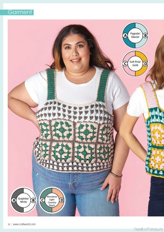 Вязаные проекты крючком в журнале «Crochet Now №104 2024»