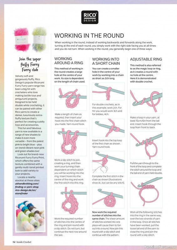 Вязаные проекты крючком в журнале &laquo;Inside Crochet №188 2026&raquo;