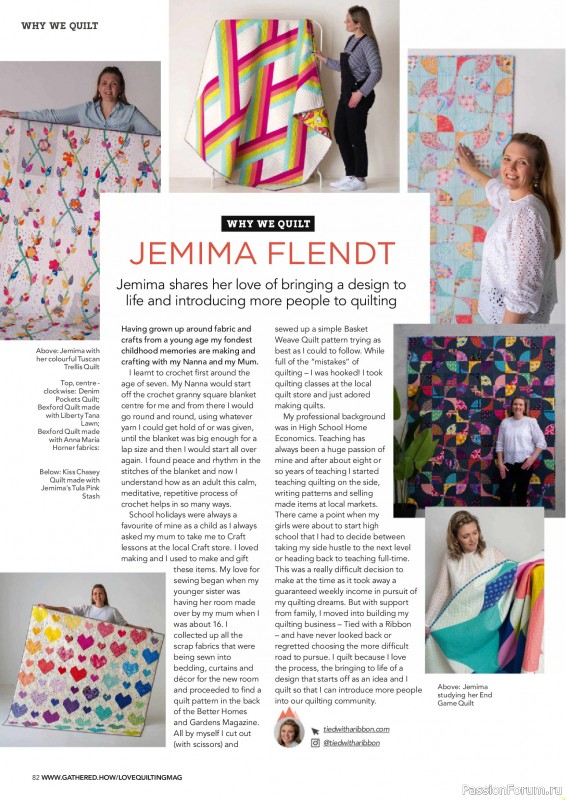 Коллекция проектов для рукодельниц в журнале «Love Patchwork & Quilting №147 2025»