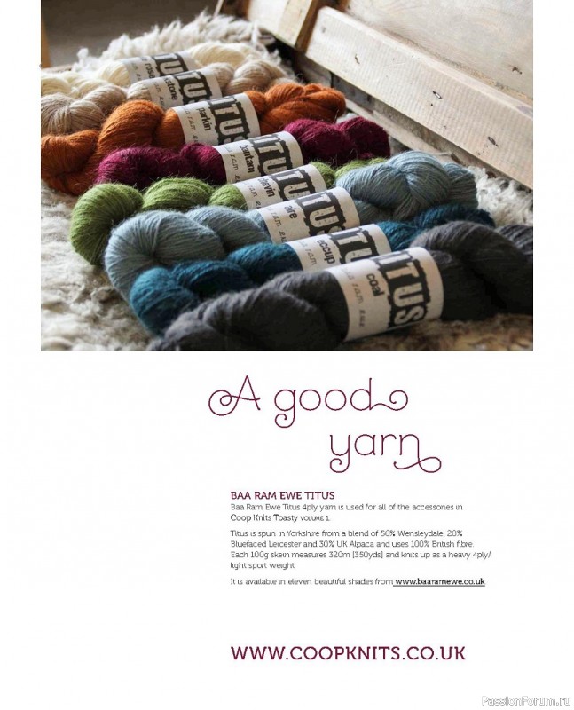 Коллекция моделей шапок в книге «Coop Knits Toasty - Volume 1-2»