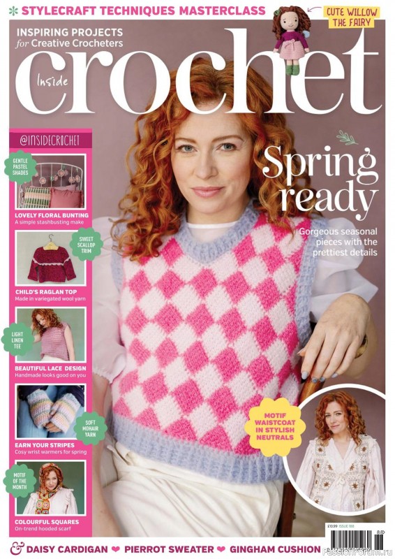 Вязаные проекты крючком в журнале &laquo;Inside Crochet №188 2026&raquo;