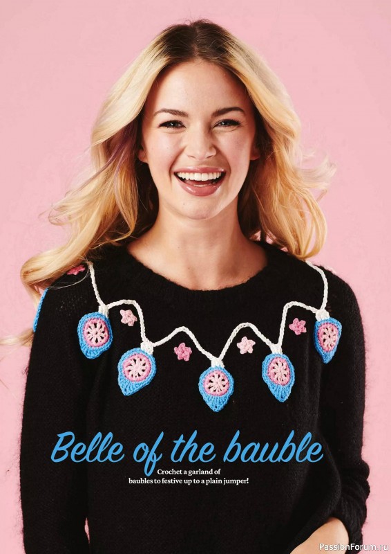 Коллекция проектов для рукодельниц в журнале «Mollie Makes - Christmas Crafting 2025»