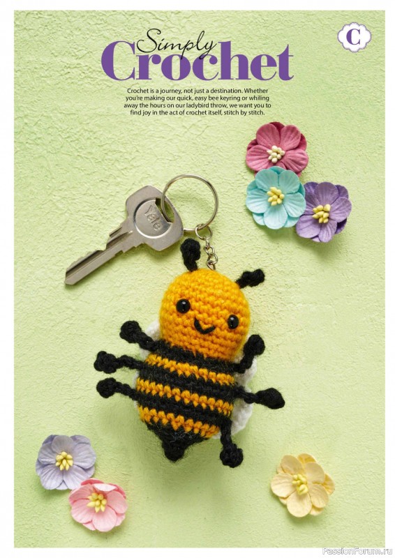 Вязаные проекты крючком в журнале «Simply Crochet №162 2025»