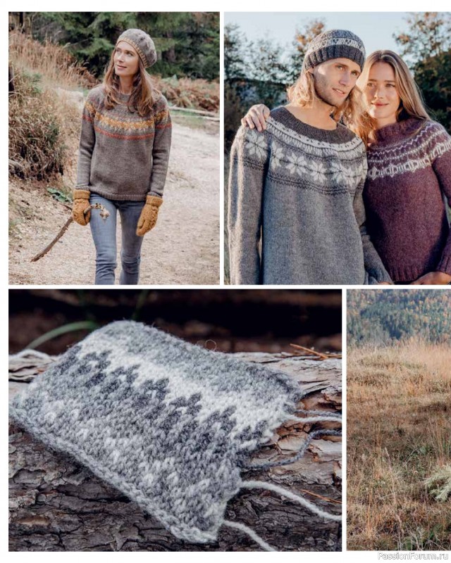 Вязаные проекты в книге «Top-Down Colorwork Knit Sweaters and Accessories». Продолжение