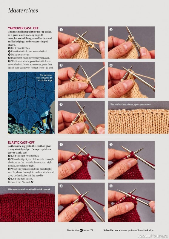 Вязаные модели спицами в журнале «The Knitter №175 2022»