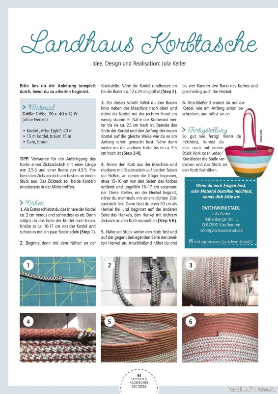 Коллекция проектов для рукодельниц в журнале &laquo;Patchwork Magazin Spezial №53 2026&raquo;