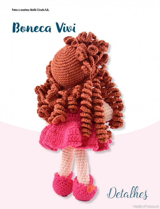 Вязаные проекты крючком в журнале «Mega Artesanato Ed.118 Amigurumis»