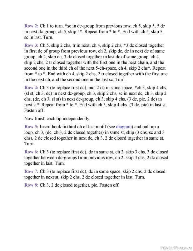 Вязаные проекты в книге &laquo;150 Crochet Borders&raquo;. Часть 1