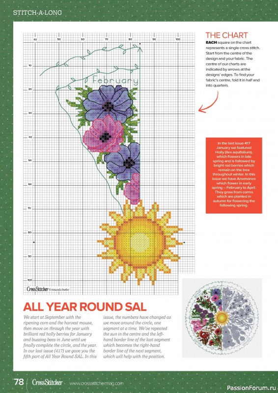 Коллекция вышивки в журнале «CrossStitcher №418 2025»